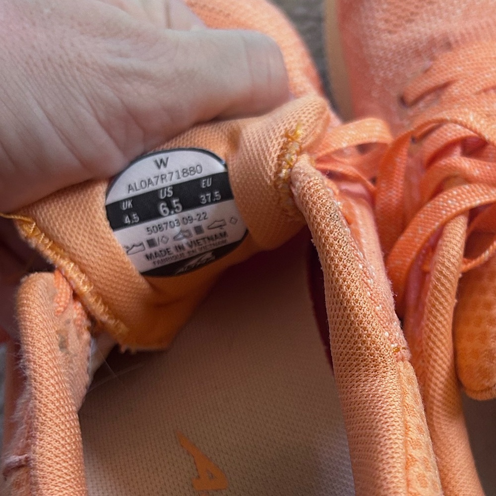Altra Women's Athletic Shoes in Vibrant Orange - Picture 2 of 5